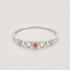 Ruby Circle Bracelet