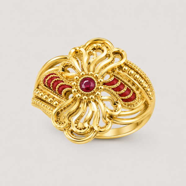 Imperial Floral Ring