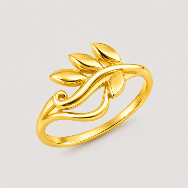 Swan Gold Ring