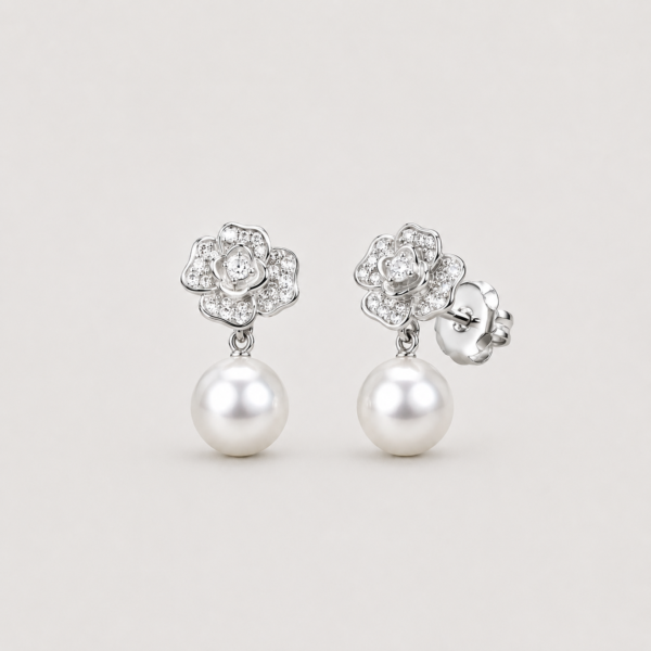 Floral Drop Earrings