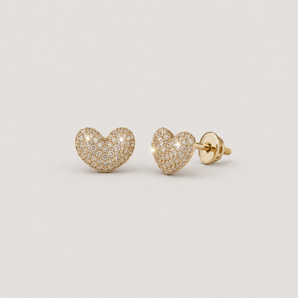 Heart Studs