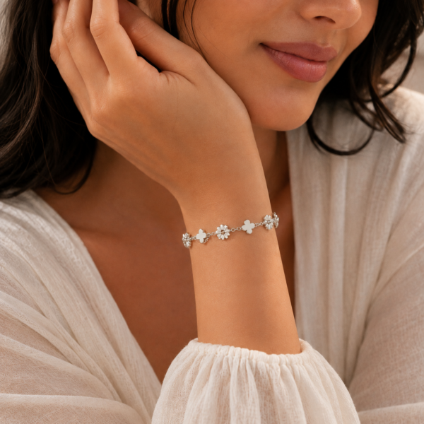 Elegant Bloom Slider Bracelet