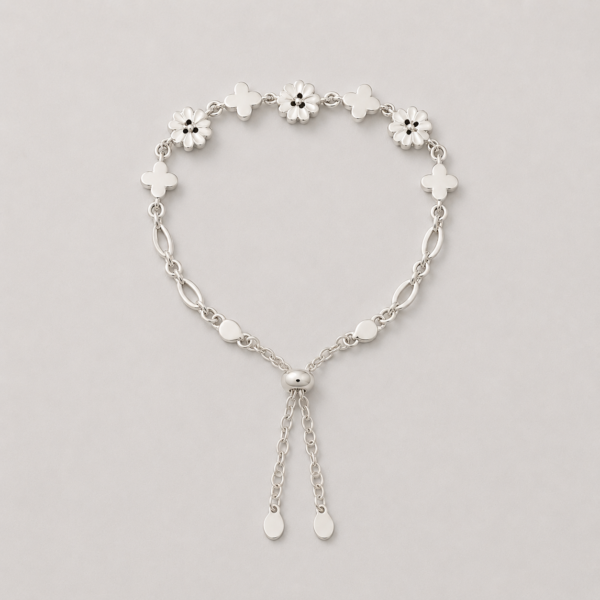 Elegant Bloom Slider Bracelet