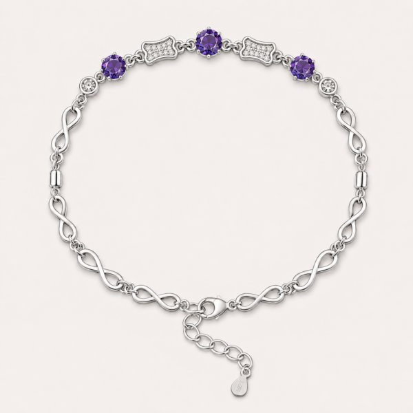 Purple Gem Bracelet