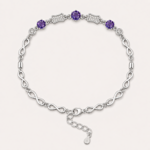 Purple Gem Bracelet