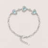 Aqua Heart Bracelet