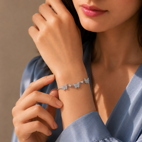 Crystal Wings Bracelet