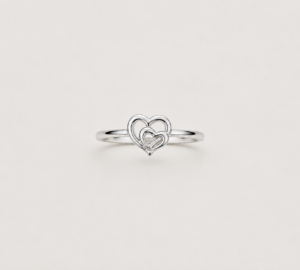 Double Heart Ring