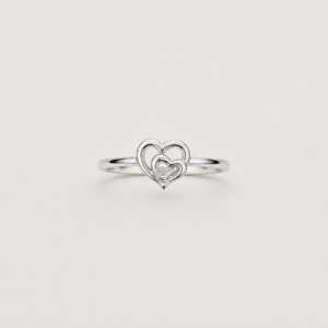 Double Heart Ring