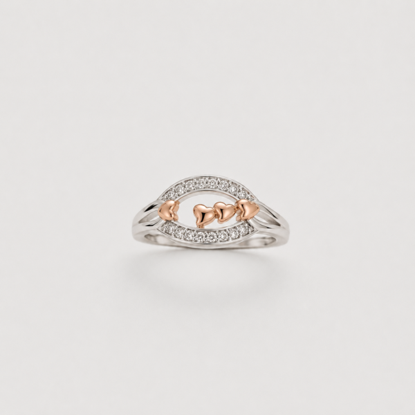 Forever Hearts Ring