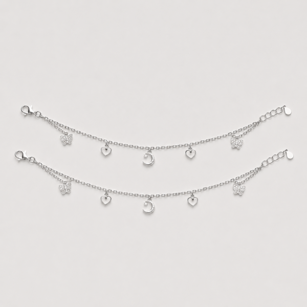 Love & Moon Anklet