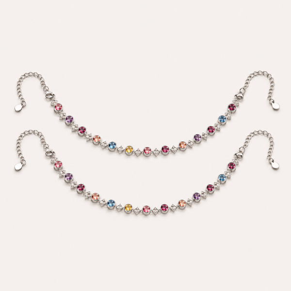 Rainbow Spark Anklet