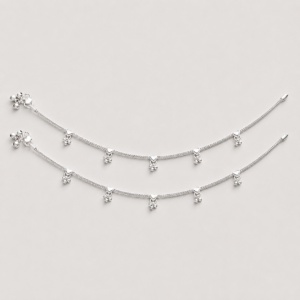 Bells Silver Anklet
