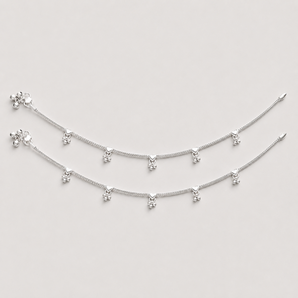 Bells Silver Anklet