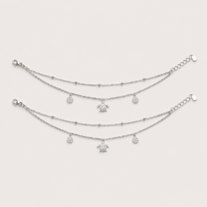 Turtle Crystal Anklet