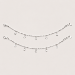 Starlit Moon Anklet