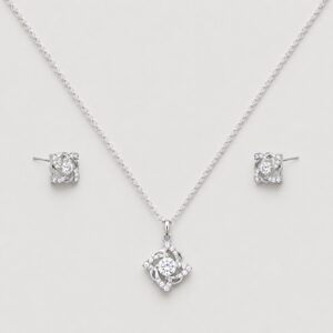 SPS13 Floral Pendent Set