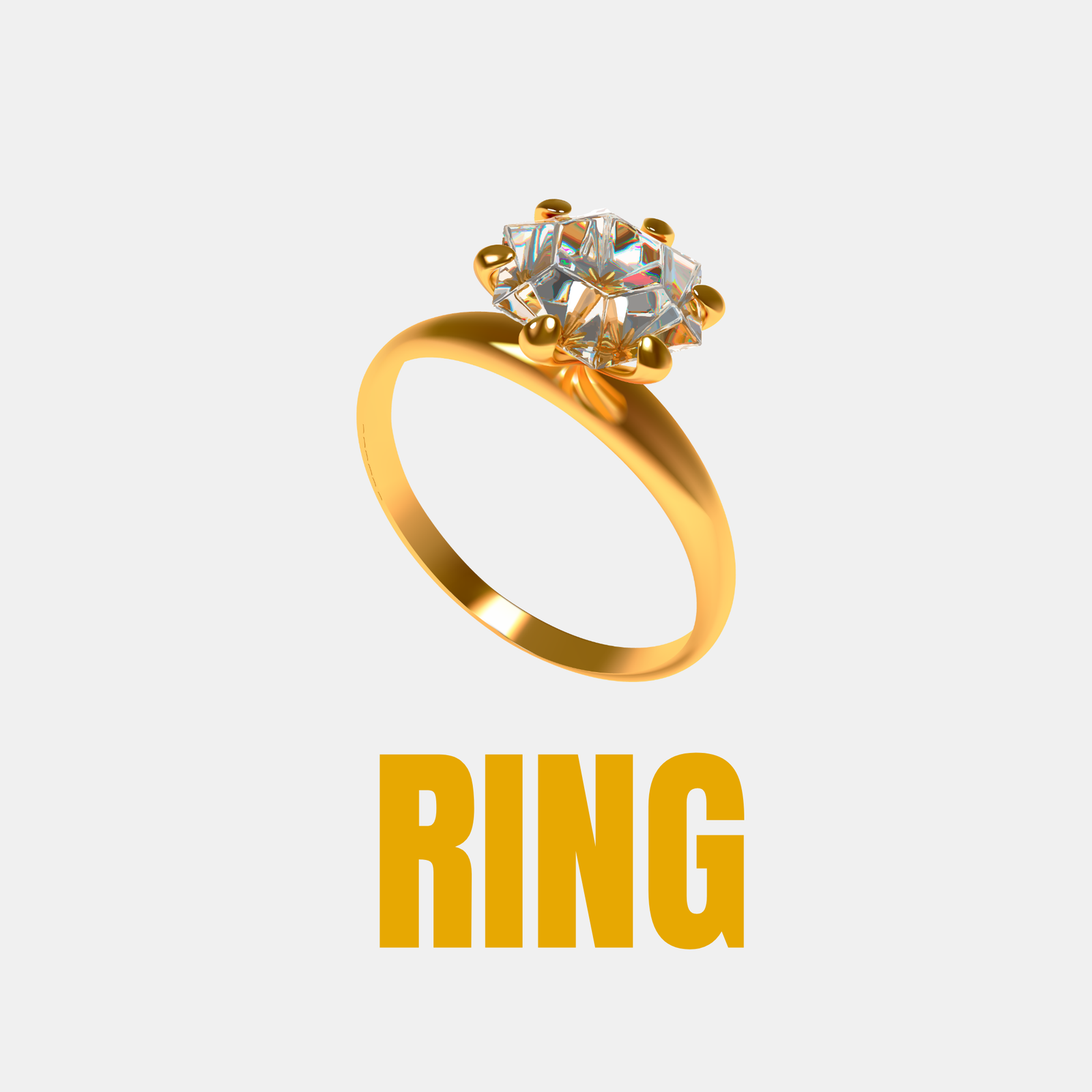Gold Ladies Ring