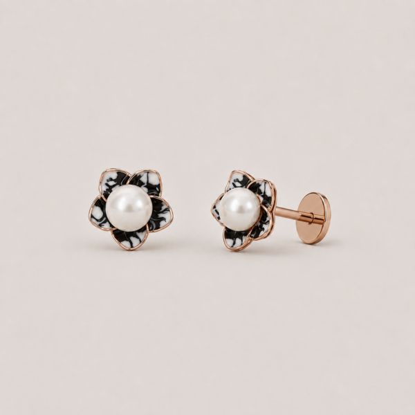 Pearl Star Studs