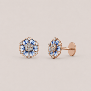 Bluebell Pearl Studs