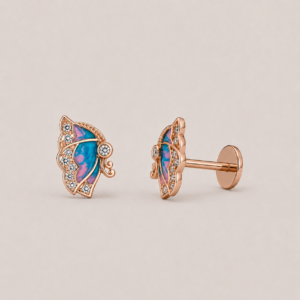 Butterfly Wing Studs