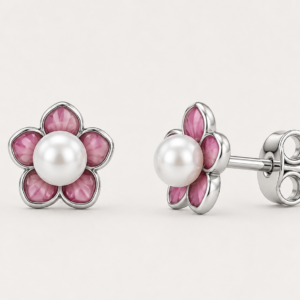 Rose Petal Studs