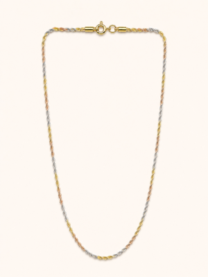 Triple Tone Twist Chain