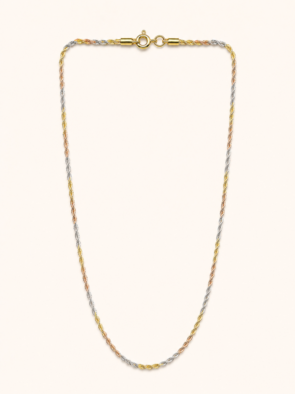 SLC7BAD Triple Tone Twist Chain