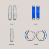 Royal Blue Hoops