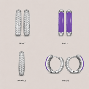 Lavender Hoops