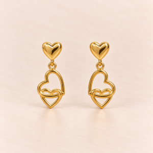 Heart Charm Earrings