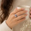 Lavender Pearl Ring