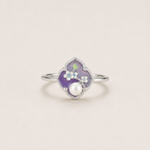 Lavender Pearl Ring