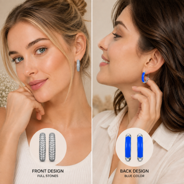 Royal Blue Hoops